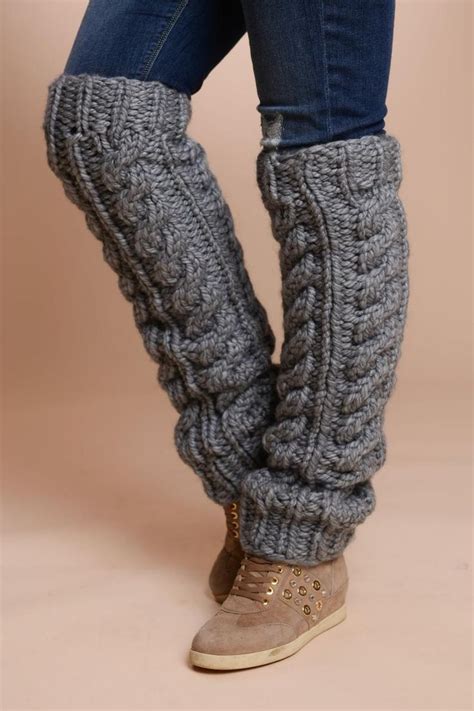 leg warmers chunky